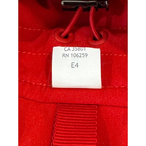 Lululemon Jacket Womens Size S Red Hooded Zip Up Drawstring Waist Athletic - Picture 5 of 7